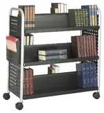 Double Sided Book Cart