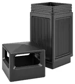 Outdoor Trash Can with Lid