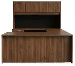 U Shaped Desk with Hutch
