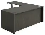 L Shaped Sit Stand Desk