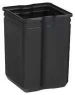 Steel Trash Can with Ashtray