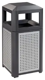 Steel Trash Can with Lid
