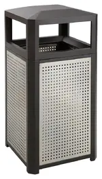 Steel Trash Can with Lid