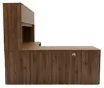 L Shaped Desk with Hutch