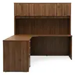 L Shaped Desk with Hutch