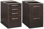Pair of 2 & 4 Drawer Pedestals for Aberdeen Credenzas