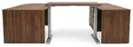 U Shaped Peninsula Standing Desk