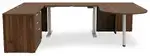 U Shaped Peninsula Standing Desk