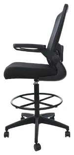 Office Stool Chair with Flip Arms
