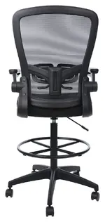 Office Stool Chair with Flip Arms