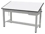 Big Drafting Table with Drawers