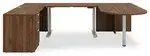 U Shaped Peninsula Standing Desk