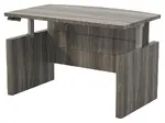 Height Adjustable Bow Front Desk