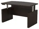 Height Adjustable Bow Front Desk