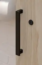 Set of 4 Black Locker Handles with Key Locks