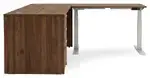 L Shaped Sit Stand Desk