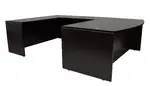 Bow Front U Shaped Desk Shell