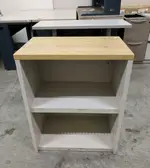 Steel Shelf with Oak Laminate Top