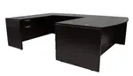 Bow Front U Shaped Desk