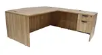 Bow Front L Shaped Desk