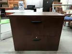 Mahogany Laminate 2 Drawer Lateral File Cabinet â€“ 36 Inch Wide