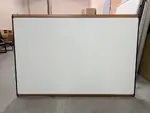 71x48 Quartet Dry Erase Whiteboard with Cherry Frame