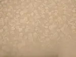 Tan Club Chairs with Leaf Pattern