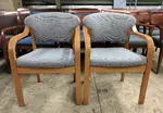 Kimball Light Blue Guest Chairs