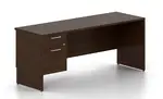 Credenza Desk with Drawers