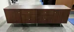 Dark Walnut Laminate Storage Cabinet