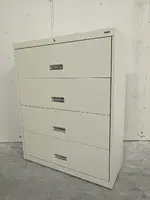 Anderson Hickey 4 Drawer Tan Lateral File Cabinet â€“ 42 Inch Wide