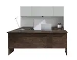 U Shaped Desk with Hutch