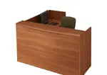 L Shaped Reception Desk with Drawers