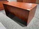 Cherry Rectangular Desk with Drawers
