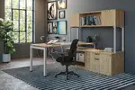 Modern L Shaped Desk with Storage