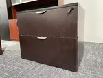 Espresso 2 Drawer Lateral File Cabinet