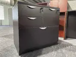 Dark Walnut Combo Pedestal Drawers