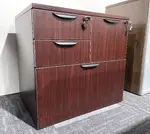 Mahogany Combo Pedestal Drawers