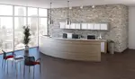 Curved Reception Desk