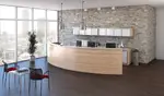 Curved Reception Desk