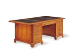 Leather Pedestal Desk