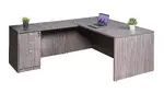 L Shaped Desk with Drawers