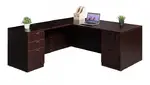 L Shaped Desk with Drawers