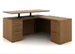 L-Shape Connect Series Height Adjustable Desk