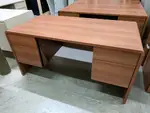 Cherry Laminate Desk with Drawers