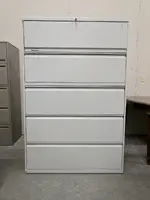 Hon 5 Drawer Putty Lateral File Cabinet â€“ 42 Inch Wide