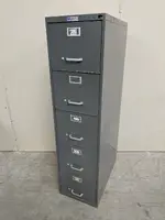 Gray Century 5 Drawer Vertical File Cabinet