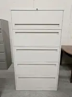 5 Drawer Putty Lateral File Cabinet â€“ 36 Inch Wide
