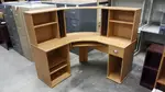 Used Corner Desk Office Computer Workstation 