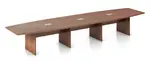  Boat Shaped Conference Table